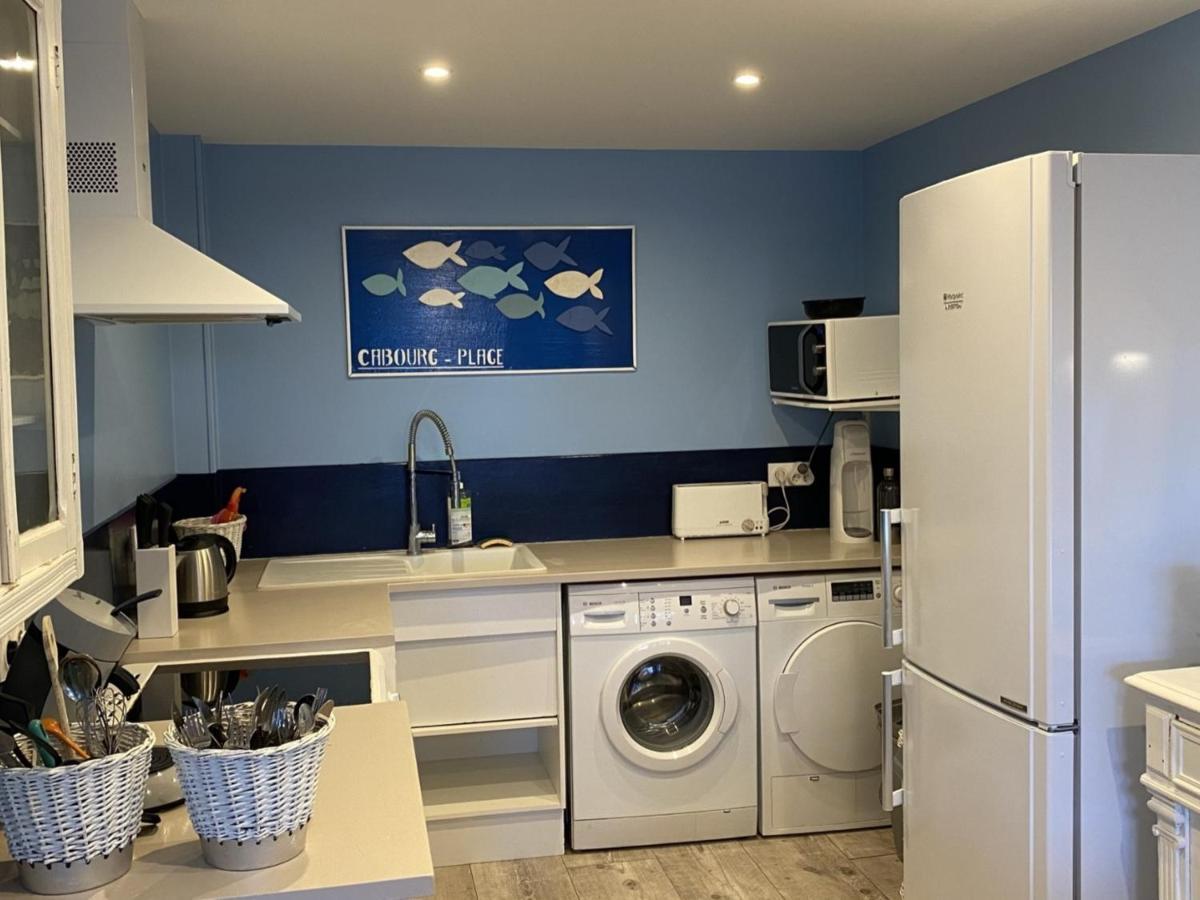 Grand Duplex En Front De Mer Avec 3 Chambres, Animaux Acceptes, Equipements Complets, Cabourg - Fr-1-487-321 Eksteriør billede